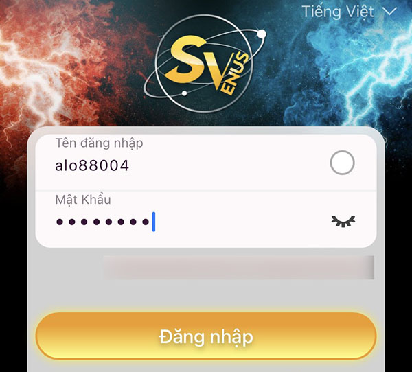 Tài khoản dùng thử Sv388 Tài khoản dùng thử Sv388
